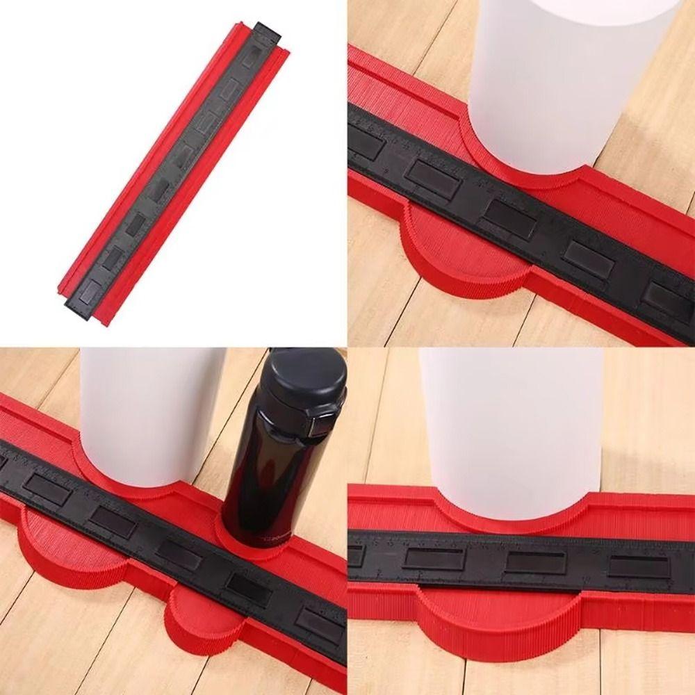 1 шт. Линейка Режущий профиль Линейка Шаблон Строительный Контурный дубликатор Инструмент для плитки