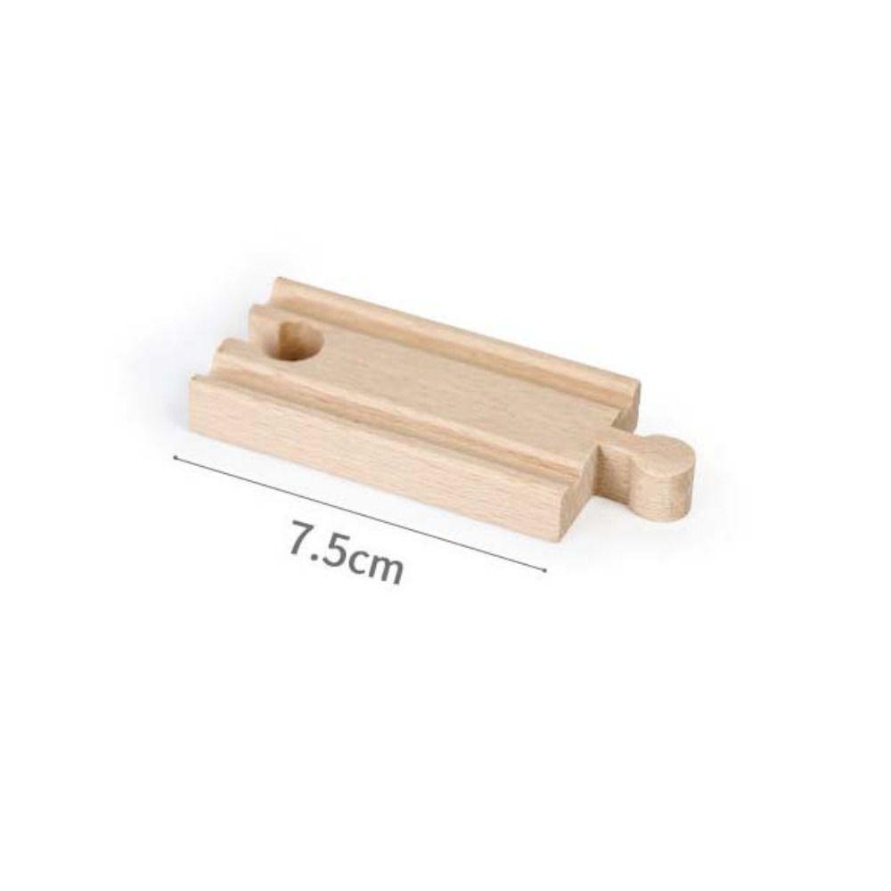 Children Wooden Track Accessories Train Track Toys Track Connector Toys Wooden Track Railway Toys
