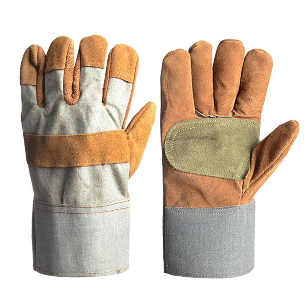 Non-Slip Cowhide Welding Gloves Wear-resistant Welder Work Gloves Safety Gloves  Safety Protection