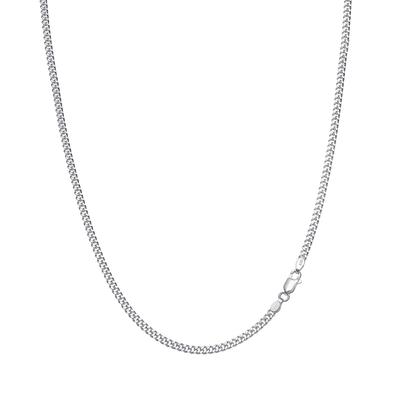 Серебряная цепочка 925 пробы, кубинское плетение, 40 см, ширина 2,8 мм, длина, scd80-40