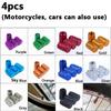 4pcs New Bike Parts Aluminum Alloy Tyre Valve Cap Bicycle Accessories Wheel Rim Tire Dust Cover