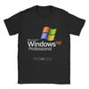 Windows Xp T-Shirt Men  Vintage Cotton Tees Round Collar Short Sleeve T Shirt Adult Tops