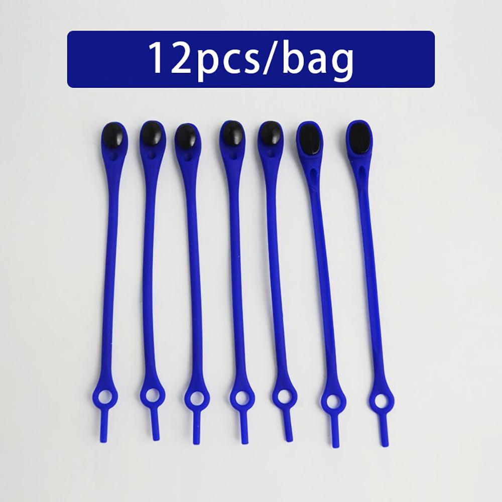 № 8, 12 шт., эластичные силиконовые шнурки без завязок, эластичные шнурки, кроссовки для взрослых и детей, ленивые шнурки для обуви, резиновые Zapatillas