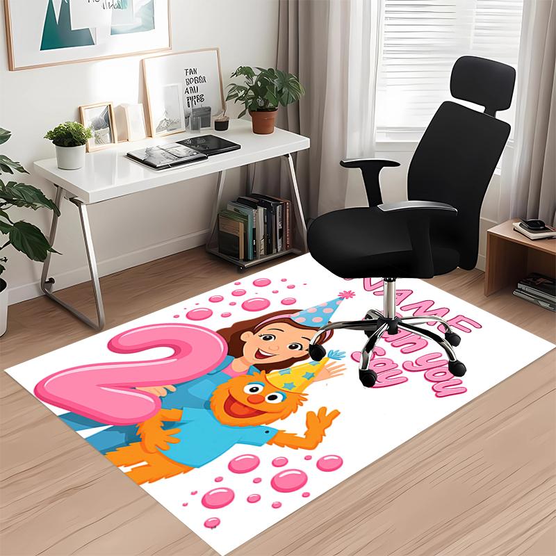 Custom Name Ms. Rachel Printed Carpet, for Office Chair Living Room Bedroom Kitchen Room Decor Gifts.