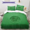 Celtic Football Club Pattern Bedding Quilt Set  Home Decoration  Gift (1 * duvet cover + 2 * pillowcase  without core).xwn