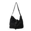 Large Capacity Women's Denim Shoulder Bags High Quality Sewing Thread Crossbody Bag