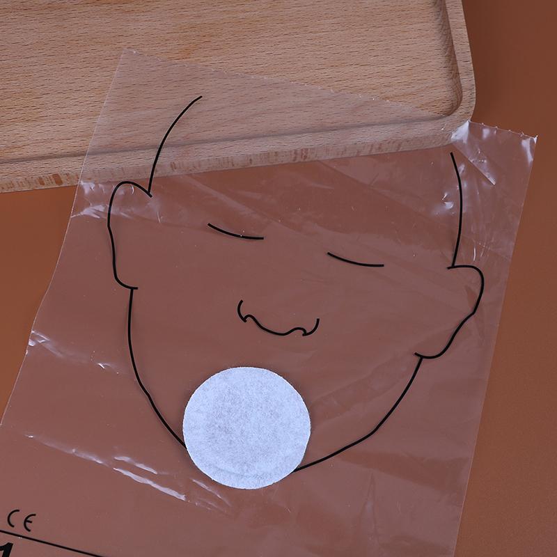 1 рулон, 36 шт./рулон, защитная маска для лица CPR, прозрачная маска для CPR, одноразовая с принтом