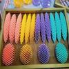 Червячок Распаковка Морфинг Игрушка Fidget Worm Шестисторонний Нажимной Стресс Мягкие Червячки Игрушки для Снятия Стресса Странные Маленькие Игрушки