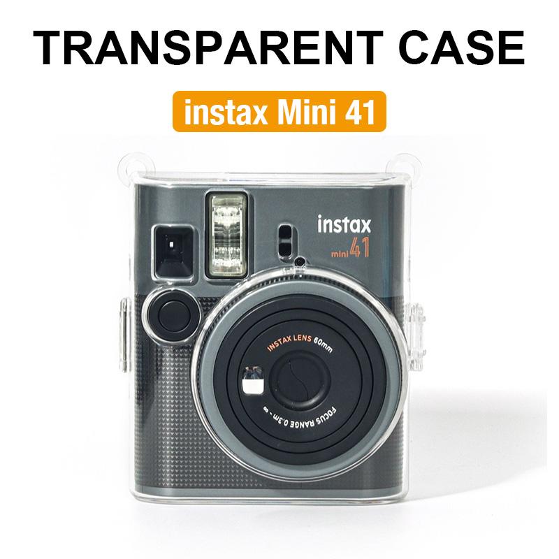 [Фотолаборатория] Прозрачный чехол для камеры Instax Mini 41, защитный чехол CAA95