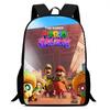 Mario Cartoon Backpack Kids School Use Lightweight Ergonomic Dual Shoulder Bag With Breathable Oxford Fabric