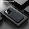 Luxury Leather Phone Cases For Xiaomi 14T Pro Magnetic Shockproof Case For Xiaomi 15 12T Pro Soft Frame For Magsafe Matte Cover