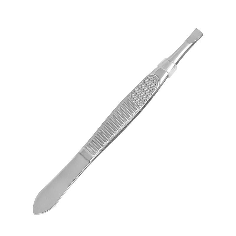 Stainless Steel Eyelash and Eyebrow Tweezers & Curler Tool