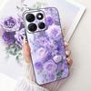 For Motorola Moto G86 Power Cute Flower Butterfly Cat Painted Case For Moto G86 G86Power Black Silicone Soft Phone Cases