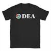 Смешная футболка DEA US Federal Interdiction Agency для мужчин, с круглым вырезом, 100% хлопок, с коротким рукавом, летняя одежда