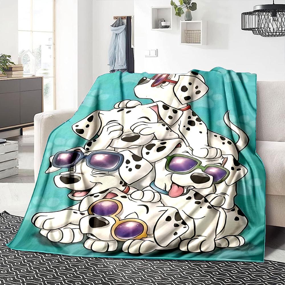Dalmatian Puppies Blanket Soft Throw Blanket For Home Bedroom Bed Sofa Travel Office Solid Christmas Blanket