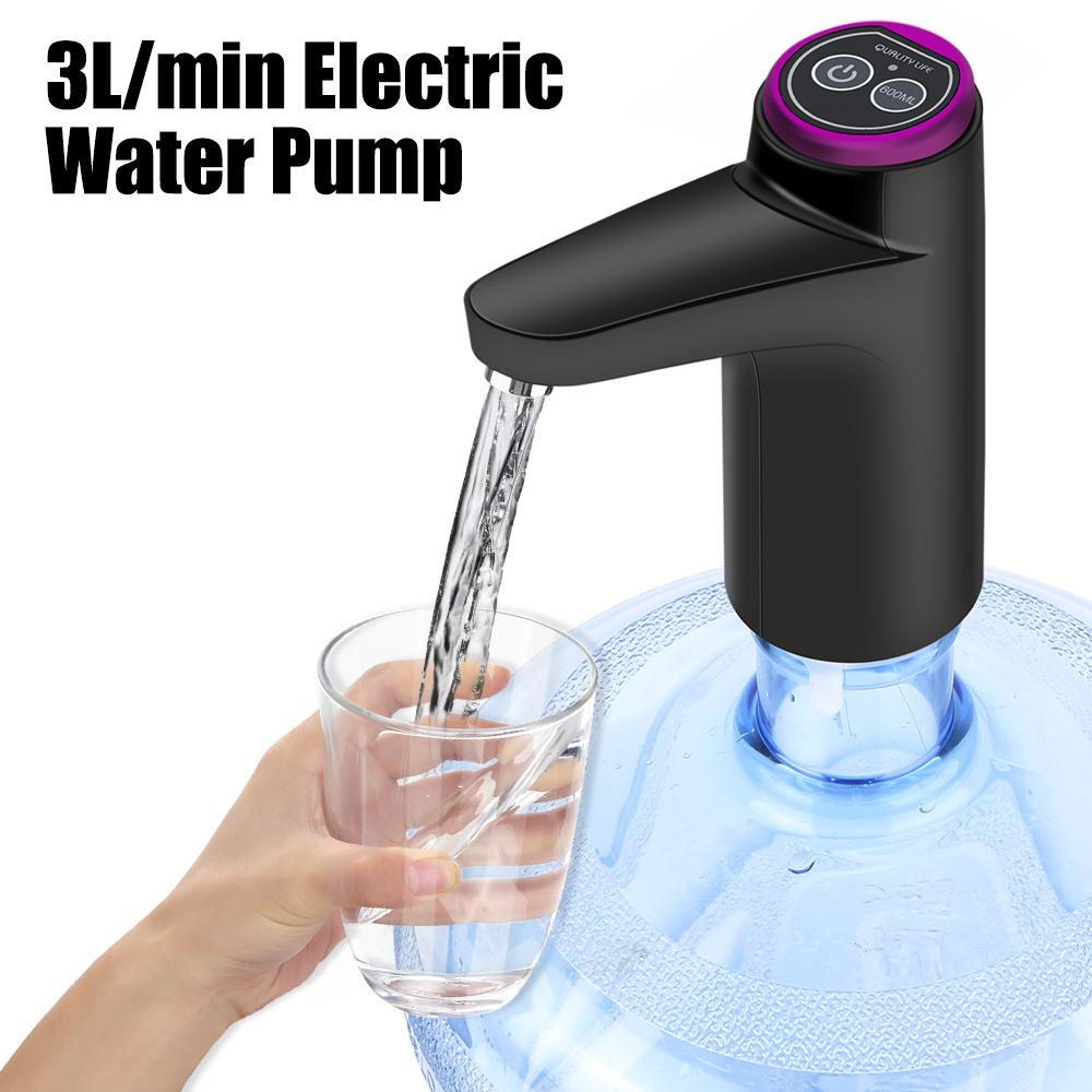 Portable Automatic Water Dispenser Gallon Bottle Drinking Switch USB Charging Touch Control Button Dispenser Electric Water Pump