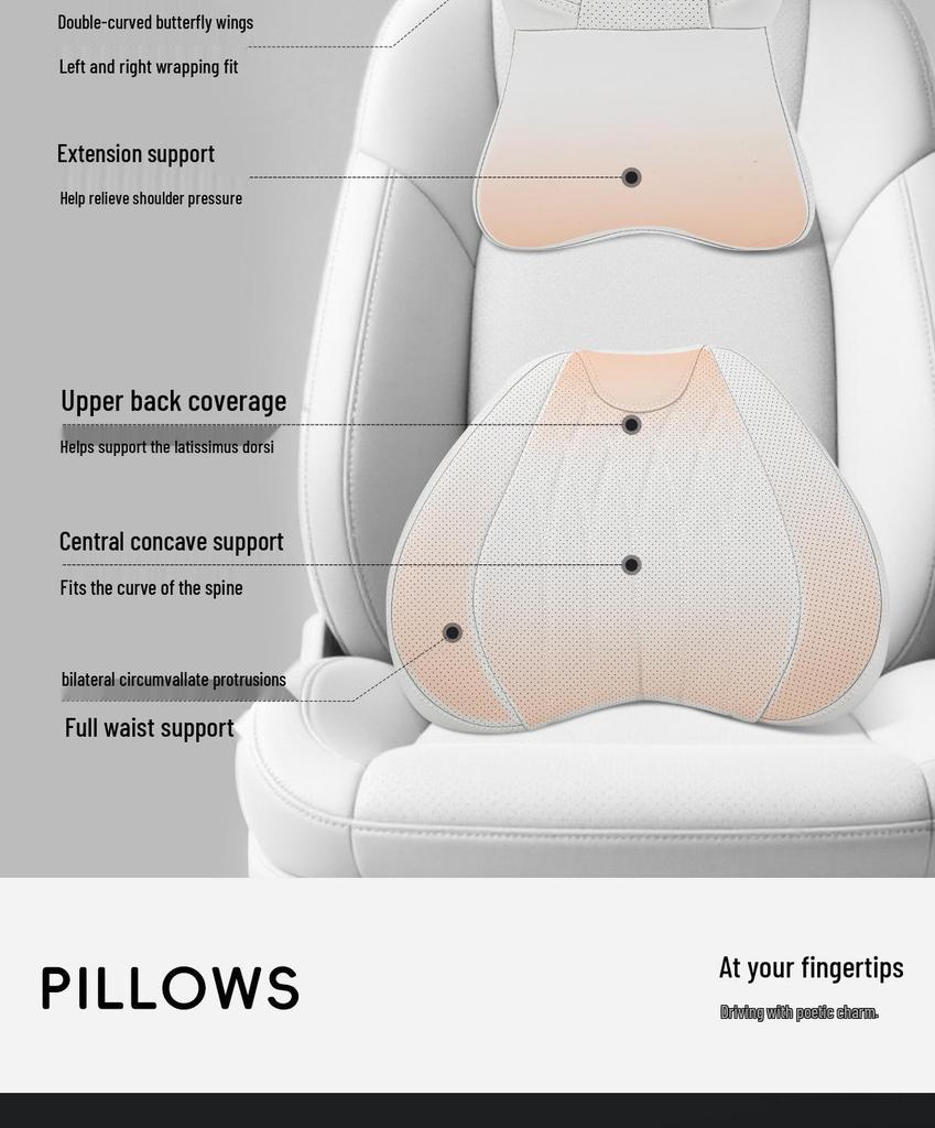 Подушка из пены с эффектом памяти для поддержки шеи и поясницы для Haval H6, First Love Big Dog, H5/H4/H8/H9/H7, Chitu