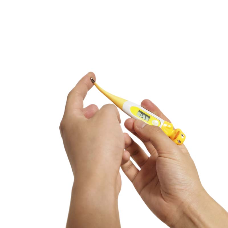 1 шт. Водонепроницаемый базальный термометр цифровой фиберный оральный подмышечный или ректальный электронный ЖК-дисплей мягкий термометр бытовой