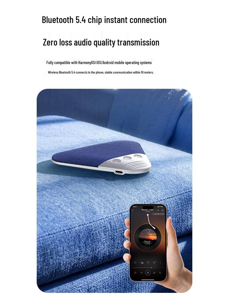 2026 Under-Pillow Bluetooth Sleep Speaker with White Noise and High-Quality Sound