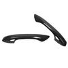 1 Pair Car Door Handle Cover Carbon Fiber Glossy Handle Trim Replacement for 718 2016‑2022