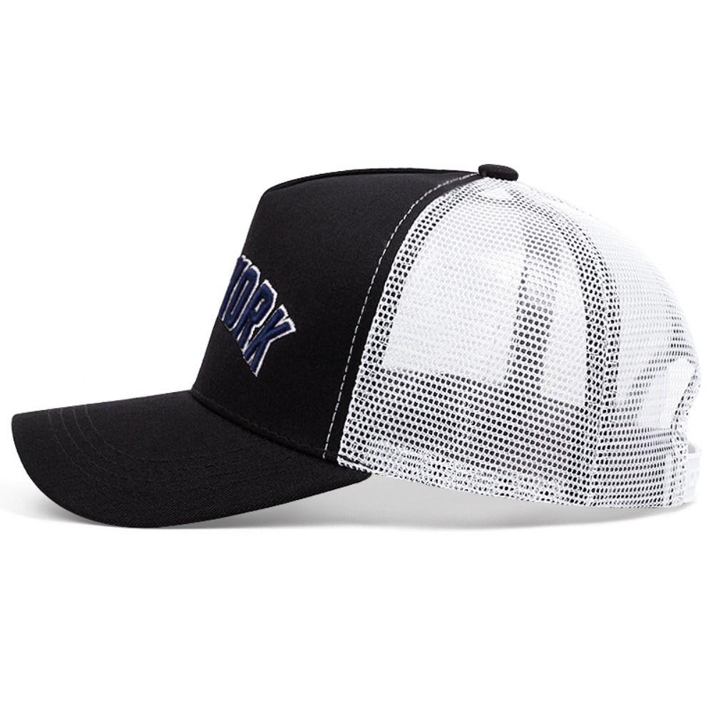 Outdoor Sports Embroidery Baseball Caps NEW YORK Trucker Caps Adjustable Sun Net Hats Man Women
