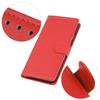 Wallet Case for Poco X8 Pro Max 5G - Leather/PU, Red