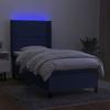 VidaXL Slatted Bed Base with LED Mattress, Upholstered Bed, Single Bed, Adult Bedroom Interior Bed, 3138211