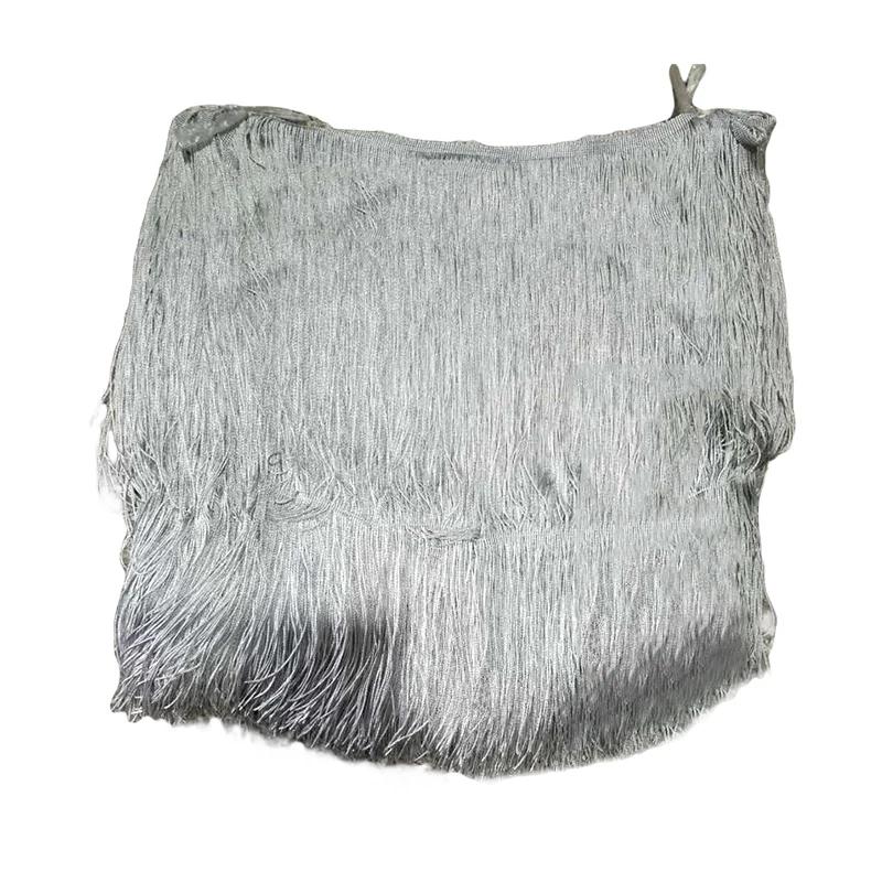 50/100cm Width Polyerter Tassel Lace Trim Ribbon Fringes For Sewing Curtains Latin Dress Tassels Trimmings Accessories Crafts