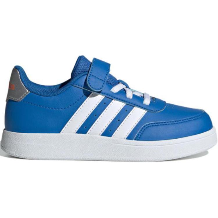 Adidas Breaknet 2.0 Comfortable Versatile Non-Slip Durable Low-Top Kids Skate Shoes Kids Sneakers Blue JI1685