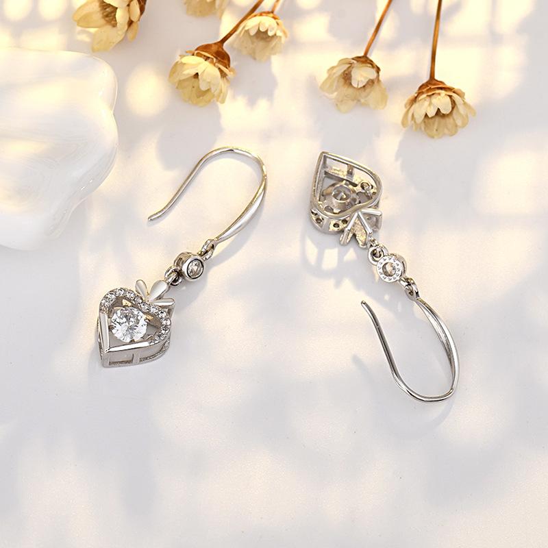 Духовная любовь Серьги Женские Серьги в форме сердца Модные Темпераментные Серьги