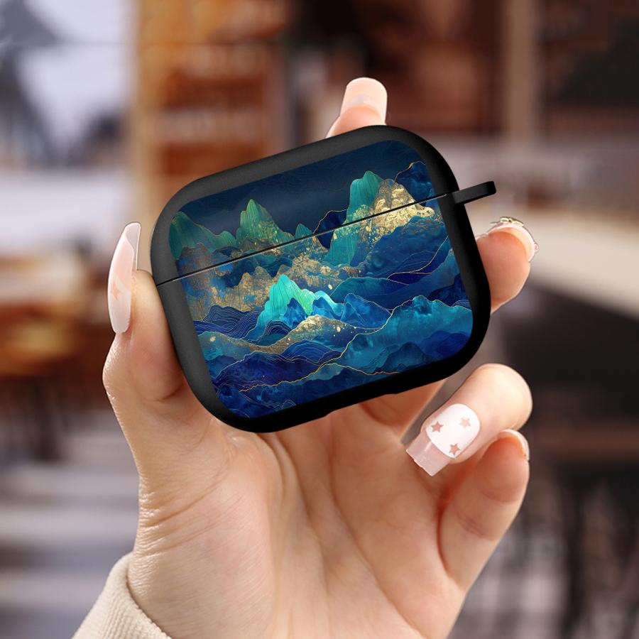 Чехол для Airpods 2 1 Pro2 Pro 3 Pro3 4 Чехлы для наушников Обложка Гора Люцзинь Море