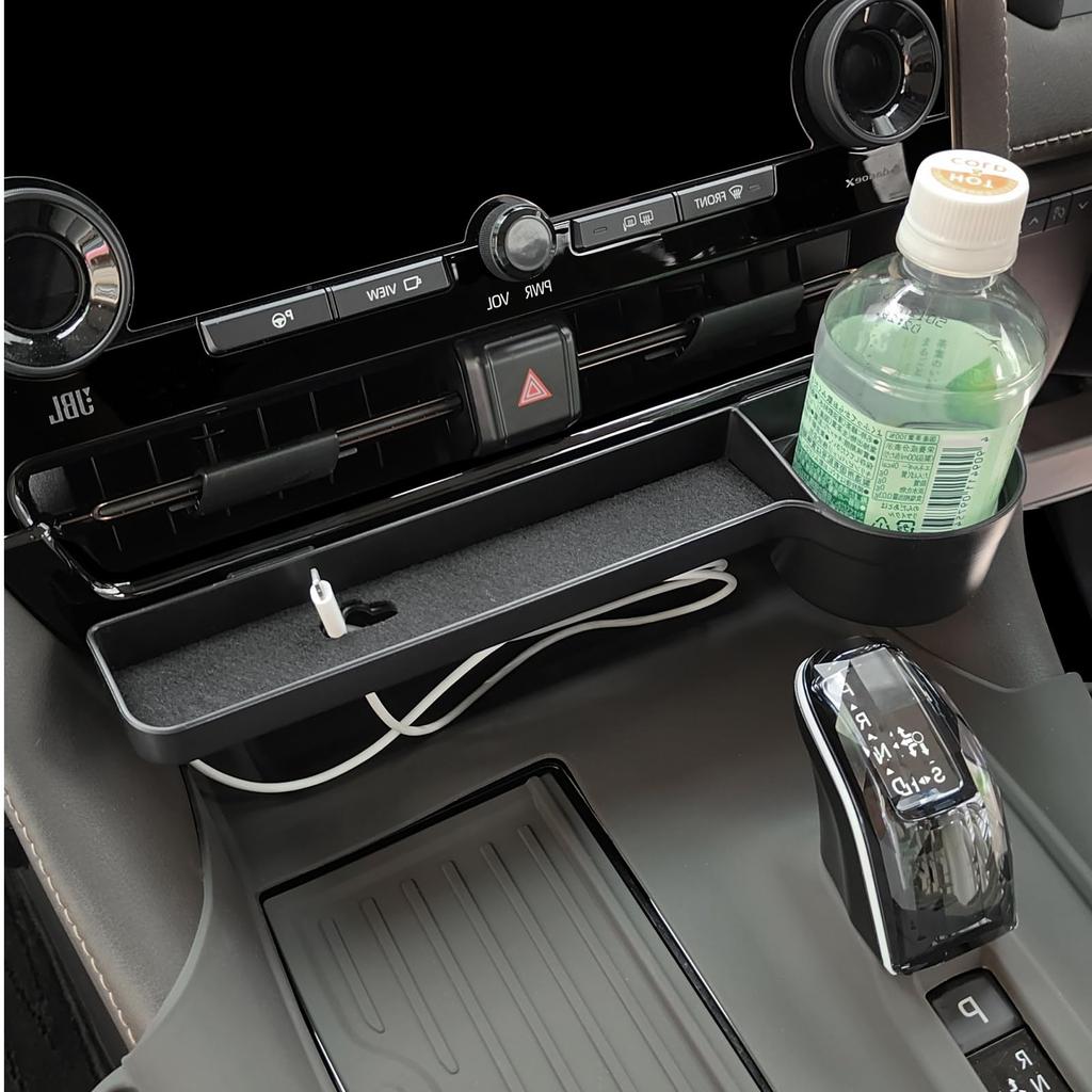 FDAIUN Автомобильная центральная консоль Воздуховод и подстаканник для Toyota Alphard и Vellfire 2023 Хранение на консоли Легкий АБС-пластик от царапин и Специально