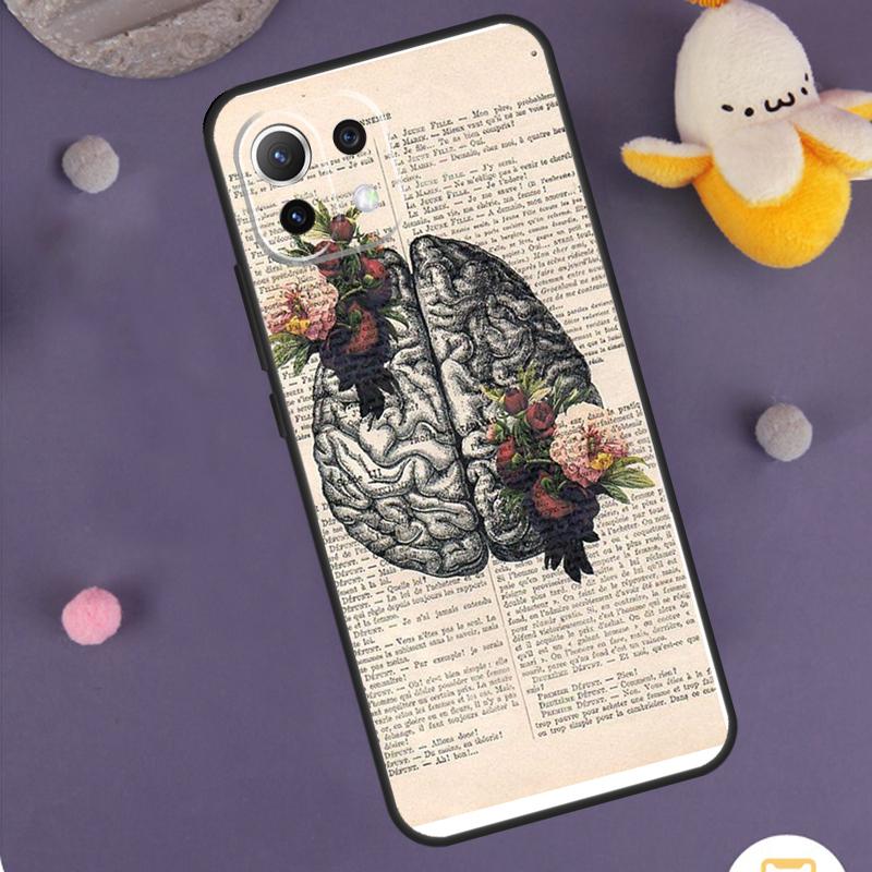 Чехол 'Мозговое Искусство' для Xiaomi 15T 13T 14T Pro 14 15 Ultra 17 Pro Max POCO X7 X6 X5 F5 F6 F7 F8 Pro