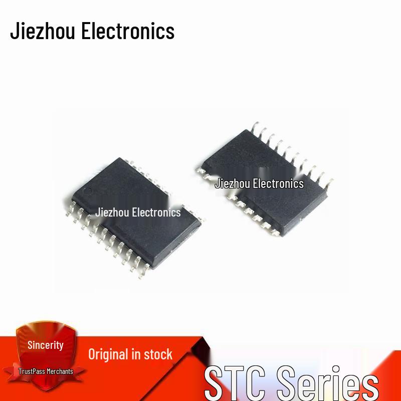 STC Microcontroller Chip STC15W408AS-35I in SOP20 Package