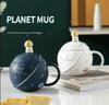 Кружка с тиснением «Планета», Милая керамическая чашка «Астронавт», Парная чашка, 400 мл