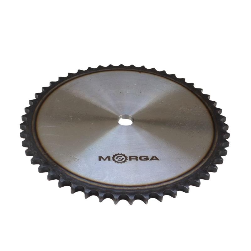 Hardened chain sprocket disc 10B-1 (R1 5/8) Z-50 outer diameter 261.2 MORGA