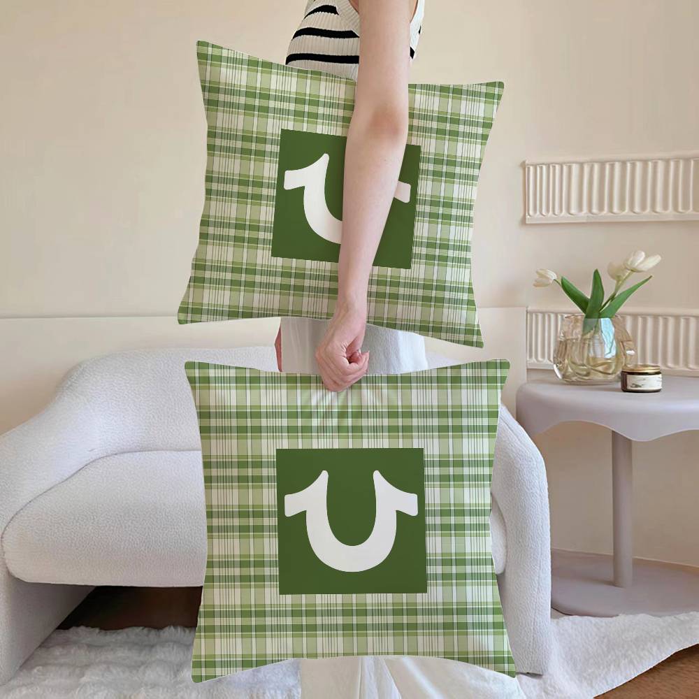 Наволочка True Religion против пылевых клещей, невидимая молния, шелковистый короткий плюш, чехол для диванной подушки