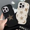 Мягкий чехол-бампер с дизайном «Звезда Леопарда» для iPhone 12 11 14 XR 17 Air 8 16 Pro Max 13 15 Plus
