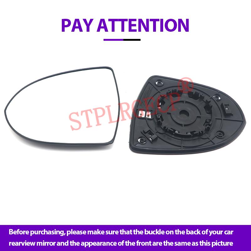Verre de rétroviseur chauffant de remplacement pour voiture, avec plaque, pour Kia Sportage-R Sportage SL 2010-2016