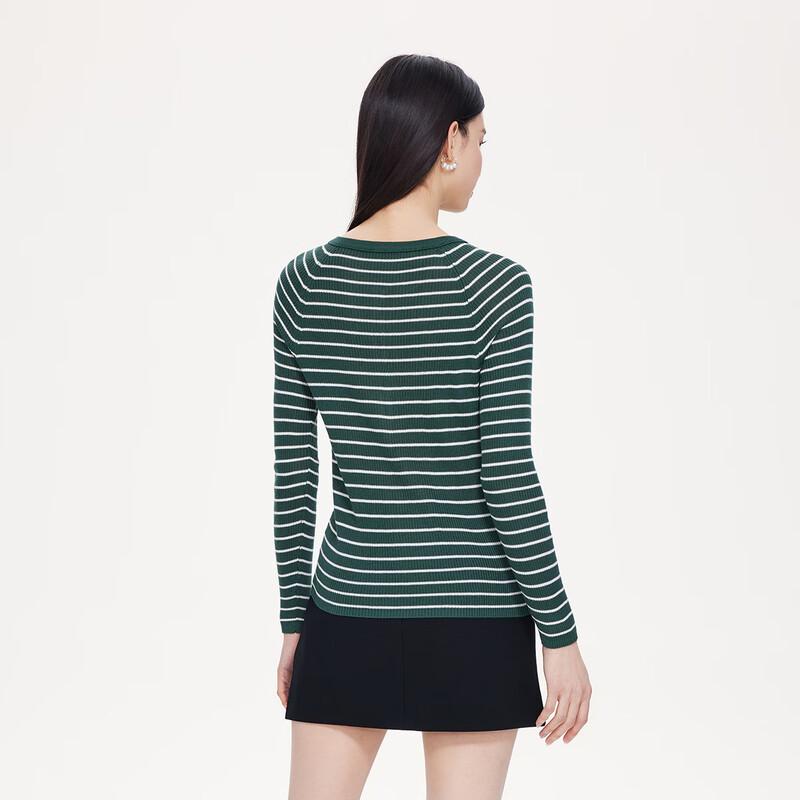 Женский трикотажный топ в ретро-полоску FivePlus