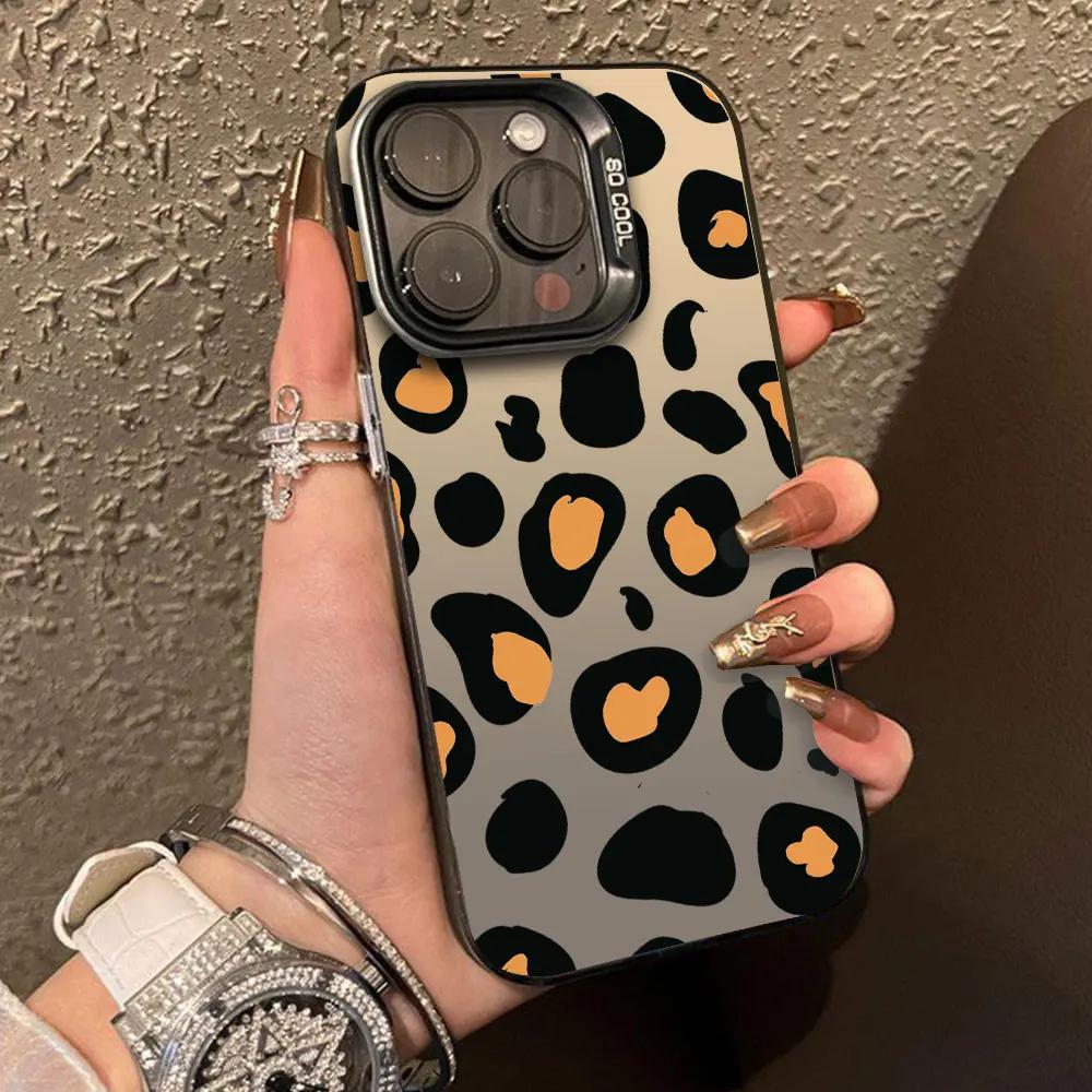 Для Vivo Y17S Y18 Y1s Y03 Y01 Y10 Y02 Y02T Y9S Y11 Y12 Y12S Y15 Y17 Y15A Y20i Y20S Y20T Y18E Чехол Леопардовые Пятна IMD Чехол для Телефона