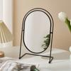360° Rotatable Vanity Mirror Iron Frame Desktop Stand Mirror Beauty Nordic Makeup Mirror  Women