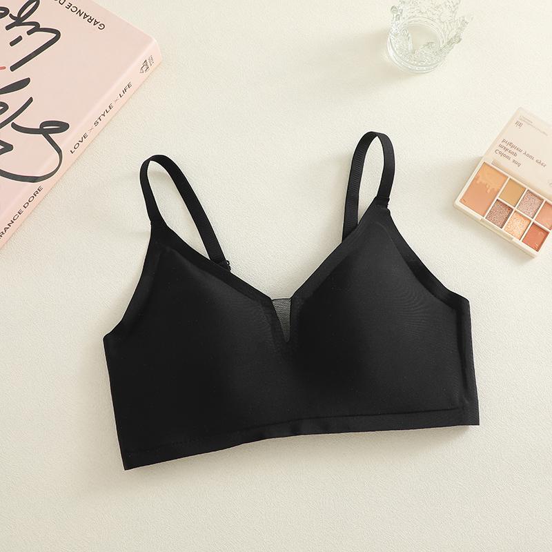 Wire Free Bra Brassieres Push Up Bralette Sexy Seamless Bras for Women Female Lingerie Woman Silky Underwear Intimate Sleepwear
