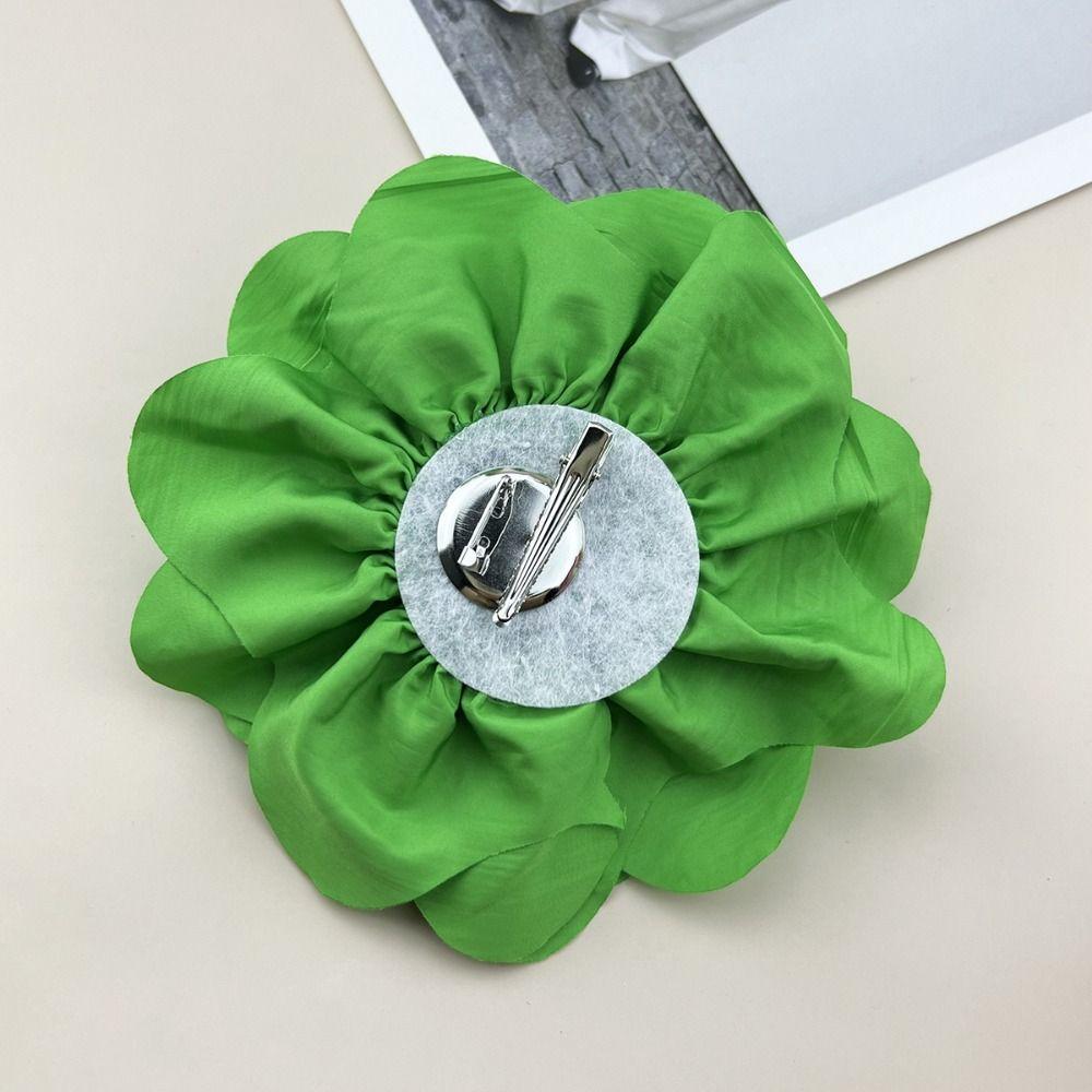 Fabric Dress Suit Corsage Exaggerate Sweater Coat Pin New Multi-layer Rose Flower Brooch