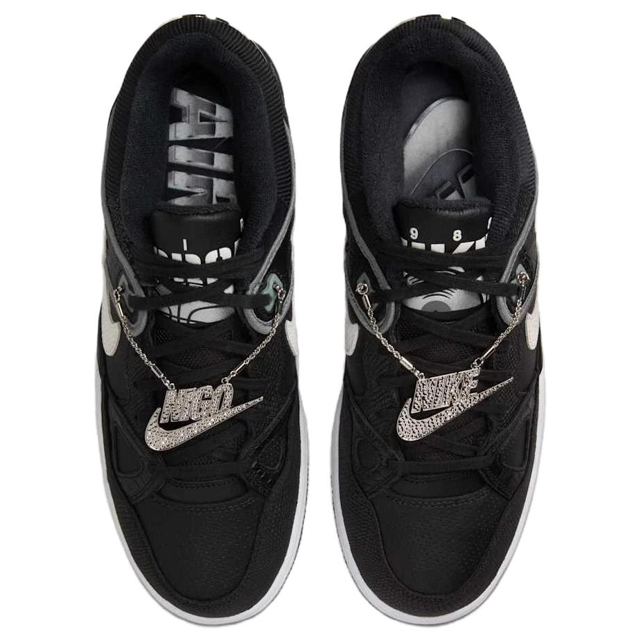 Nike Nigo X  Air Force 3 Comfortable Versatile Non-Slip Wear-Resistant Low-Top Skate Shoes Unisex Sneakers Black White HV8070-001