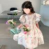 2024 Stylish Summer Floral Princess Dress for Girls - Sweet and Cute Trend