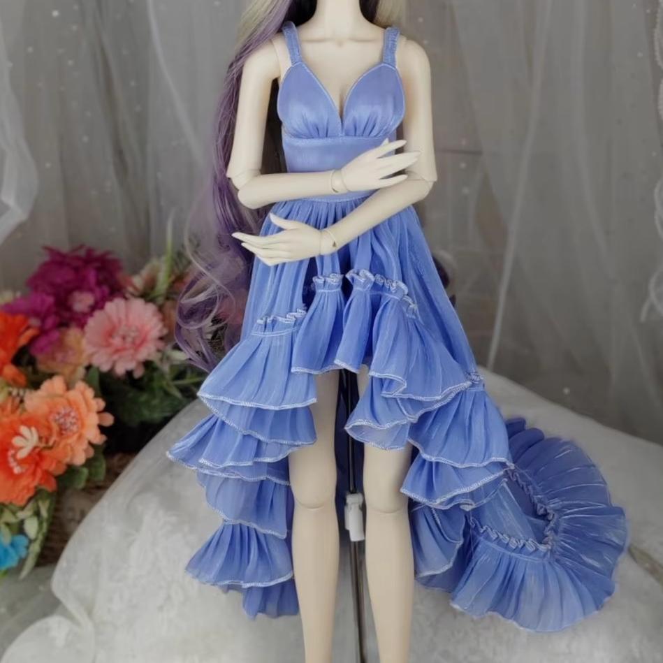 () Одежда для кукол 1/3 1/4 1/6 для BJD кукол 60/45/30 см, Игрушки для девочек DIY, Платье-юбка принцессы, Аксессуары для кукол, Без кук