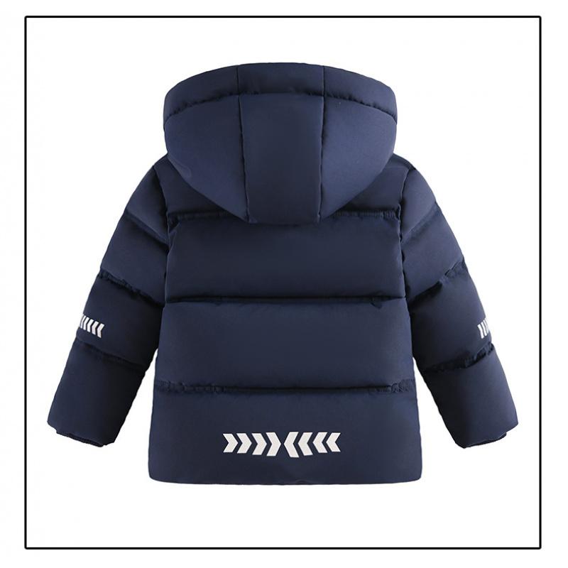 Children Cotton Jacket Boys New Winter Coat Boy Short Thick Heavy Hooded Overcoats
