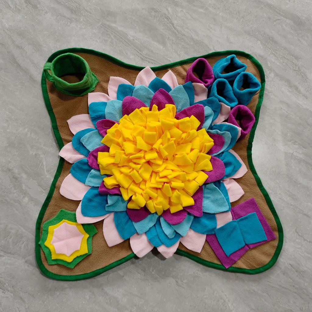 Pet Sniffing Training Mat Blanket Training Mat Dogs Cats Educational Stress Relief Bite Resistant Slow Food Pets Eco-friendly