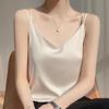Шелковистая майка с перекрещенной спинкой - Женское летнее нижнее белье и верхняя одежда